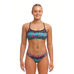 Funkita - Ladies Swim Crop Top Wild Things
