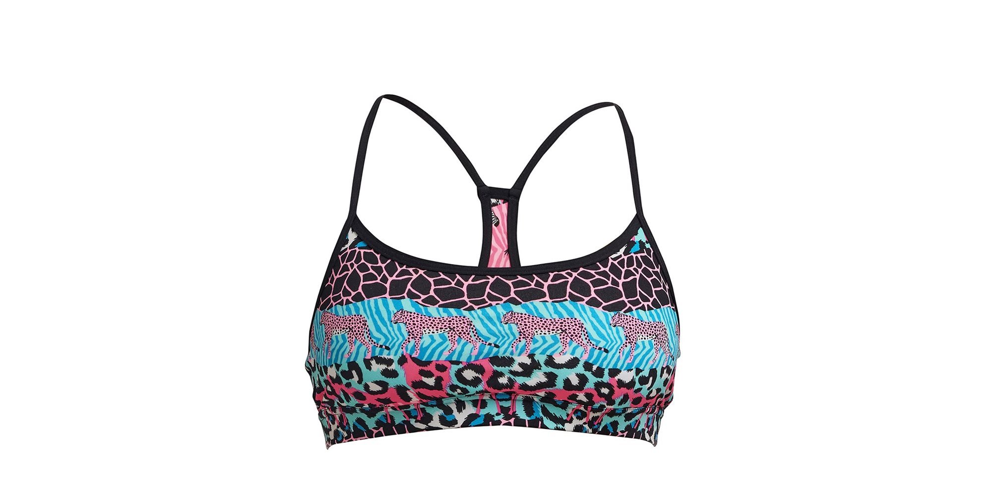 Funkita - Ladies Swim Crop Top Wild Things