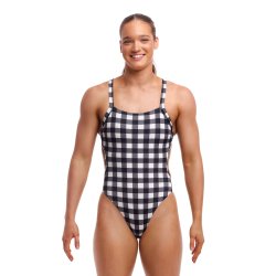 Funkita - Ladies Brace Free One Piece - Check Deck