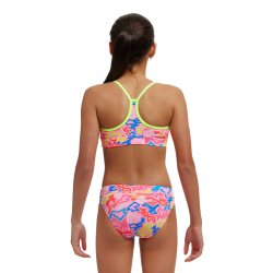 Funkita - Girl's Swim Crop Top Rock Star