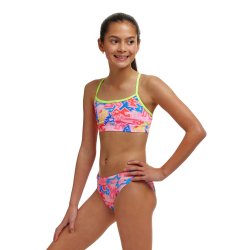 Funkita - Girl's Swim Crop Top Rock Star