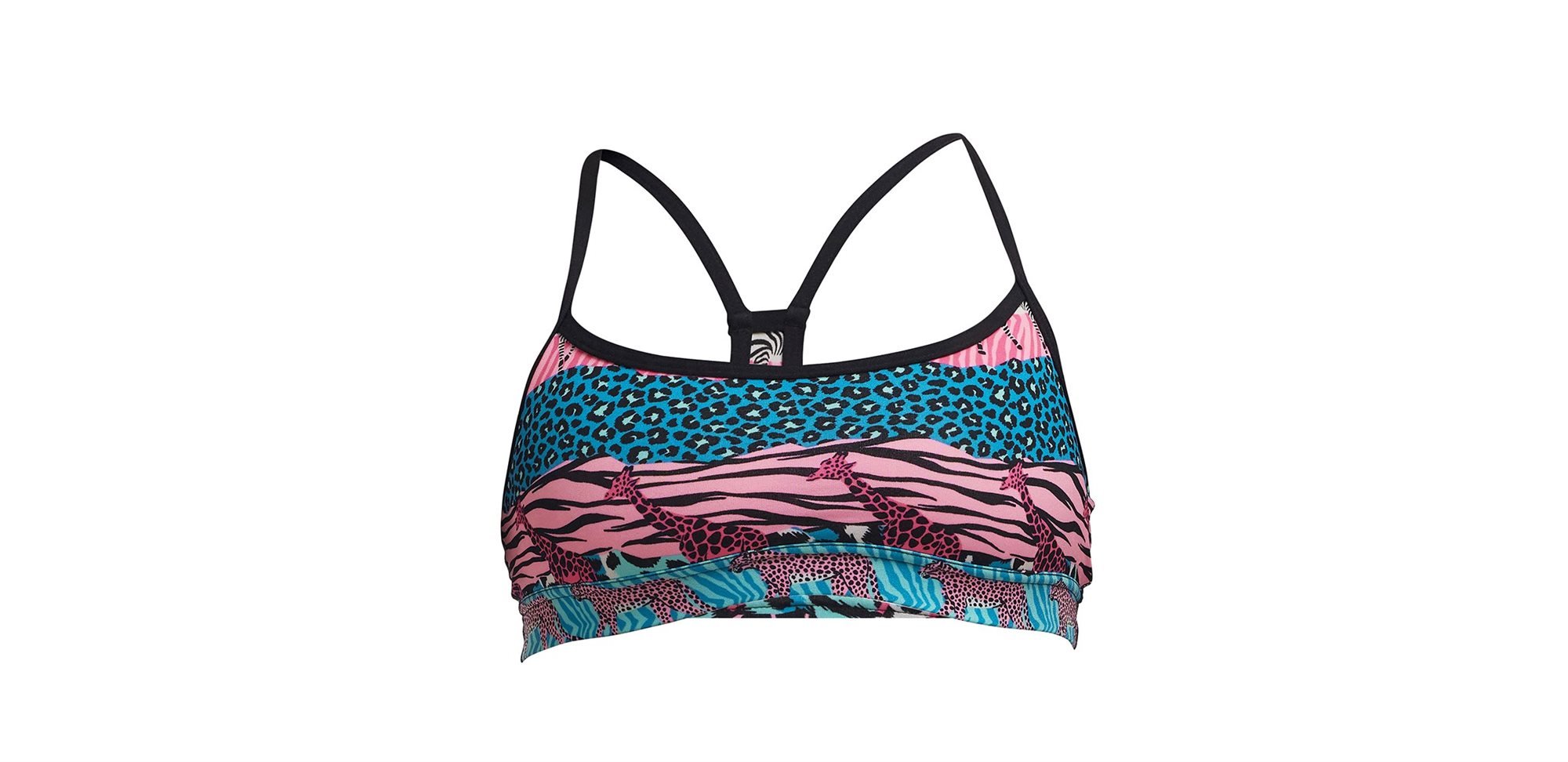 Funkita - Girl's Swim Crop Top Wild Things