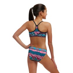 Funkita - Girl's Swim Crop Top Wild Things