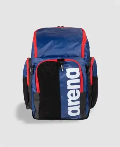 Arena - Spiky III Backpack 45L (Navy-Red-White) - Tasker - SwimKing