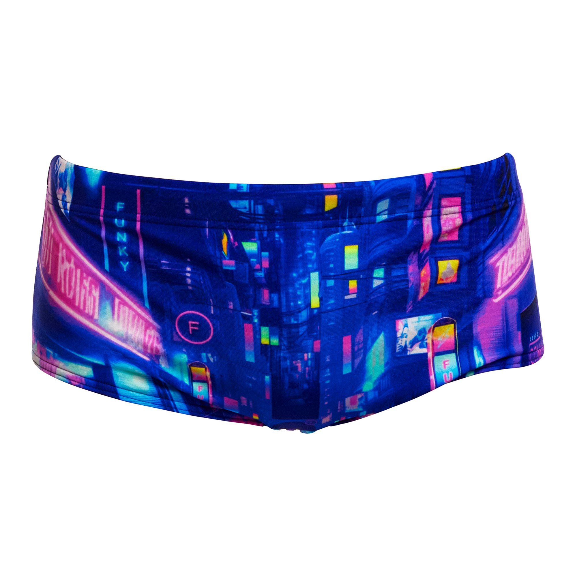 Funky Trunks - Boy's Sidewinder Trunks Cyber City